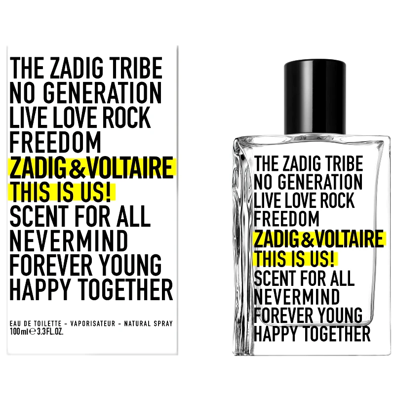 Zadig and Voltaire This is Us-Zadig&Voltaire unisex άρωμα τύπου 100ml