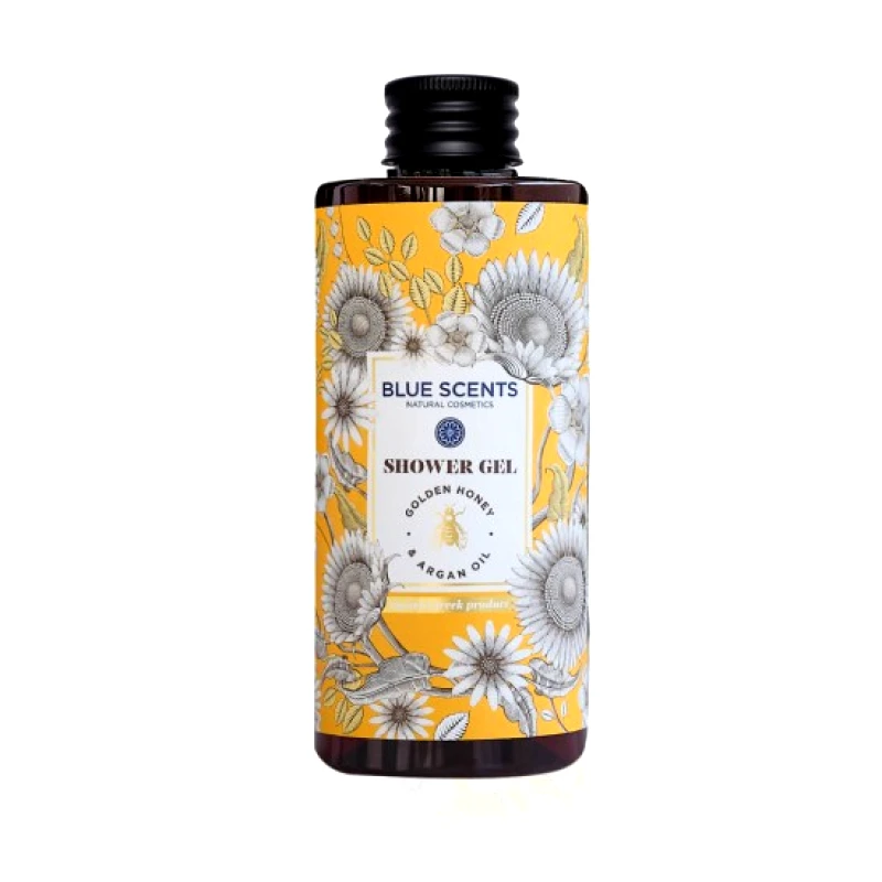 OEM Blue Scents-Αφρόλουτρο Σώματος με Άρωμα Μελιού, Γιασεμιού και Αrgan(Shower Gel Golden Honey & Argan Oil) 300ml