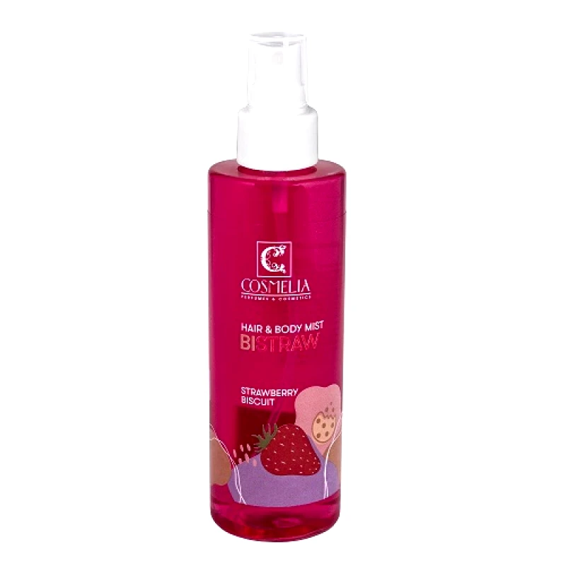 OEM Hair & Body Mist με άρωμα Μπισκότο-Φράουλα 200ml