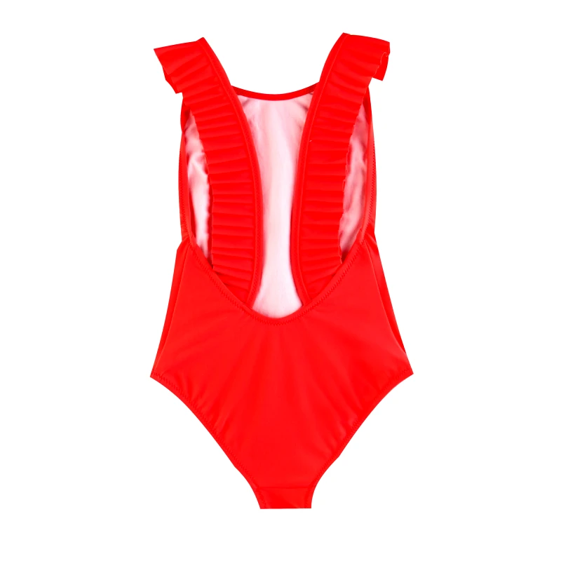 MARIE RAXEVSKY GIRL'S ONE PIECE PLEATED CORAL