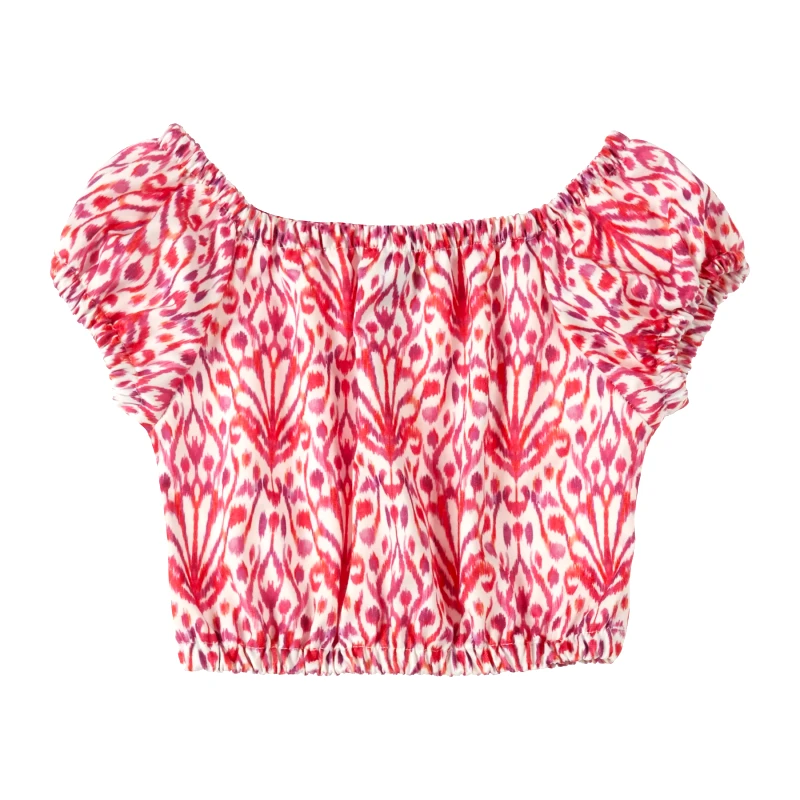 MARIE RAXEVSKY GIRL'S CROP TOP IKAT