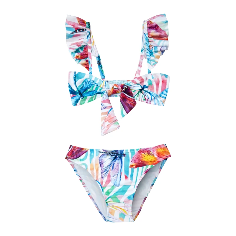 MARIE RAXEVSKY GIRL’S TIE KNOT BIKINI LIBELLULA