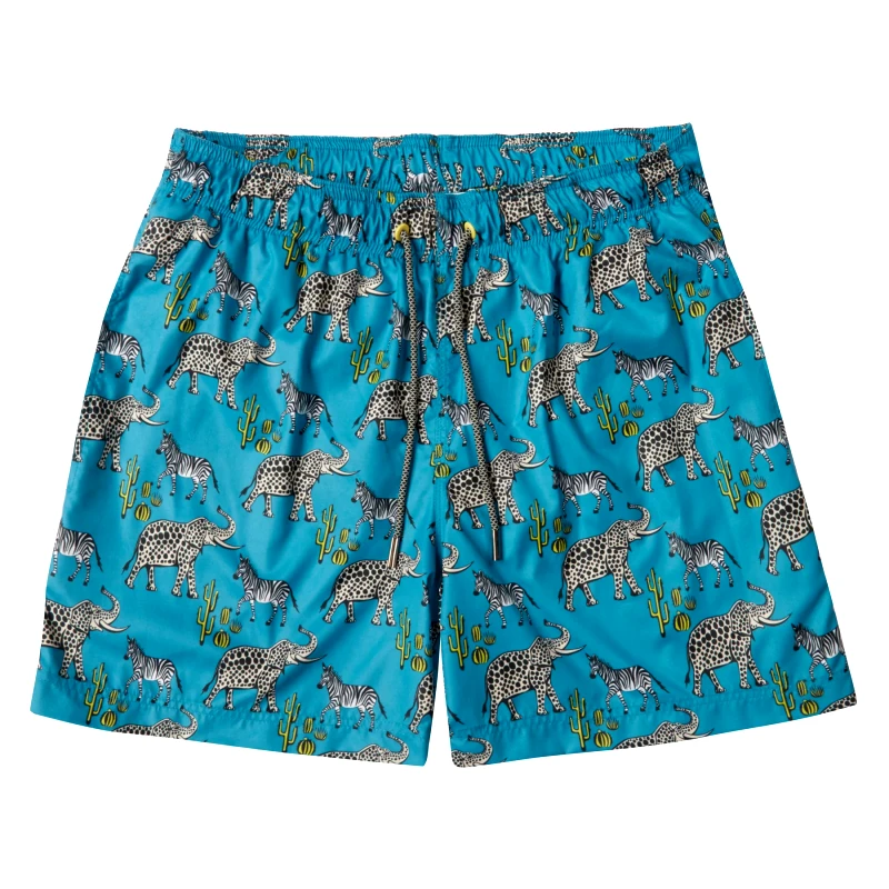 MARIE RAXEVSKY MEN'S SWIM SHORTS ZEBRA