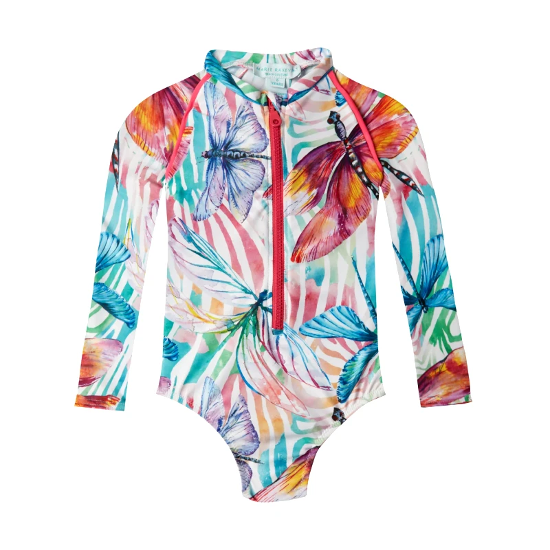 MARIE RAXEVSKY GIRL'S ONE PIECE LONG SLEEVE LIBELLULA