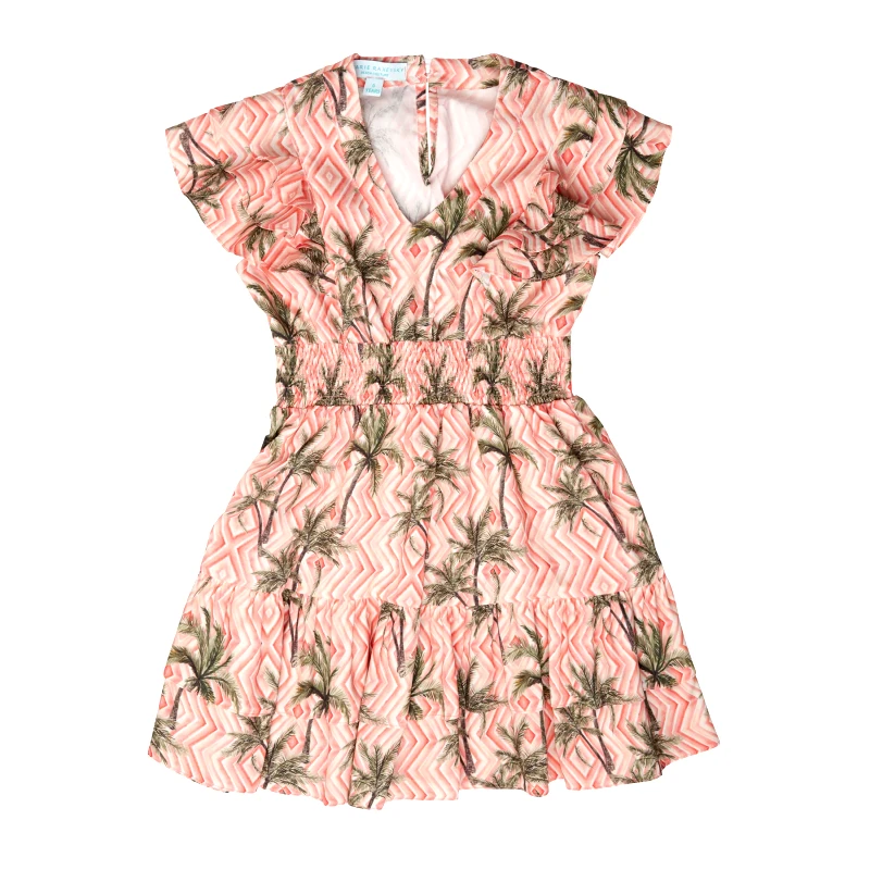 MARIE RAXEVSKY GIRL'S RUFFLED DRESS CUBA