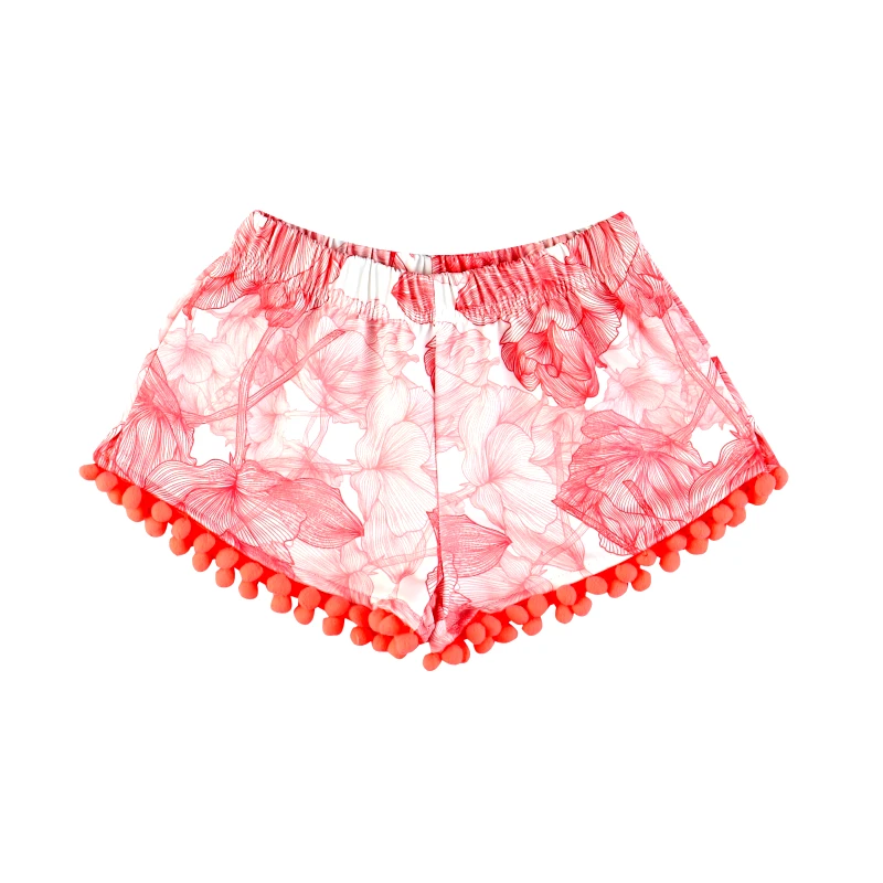 MARIE RAXEVSKY GIRL'S SHORTS ADELE FLOWERS