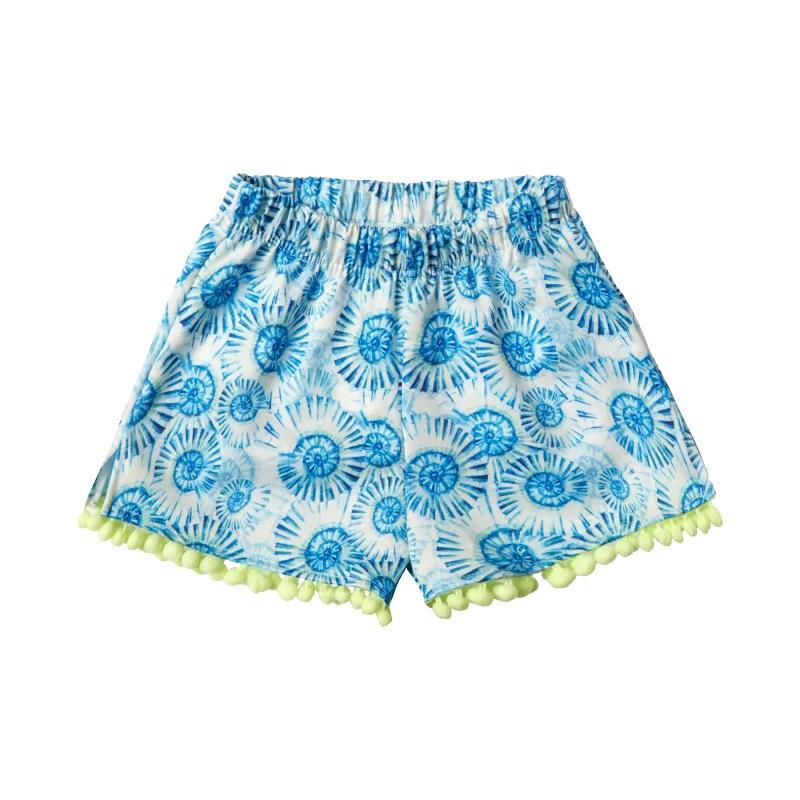 MARIE RAXEVSKY GIRL'S SHORTS SEASHELLS