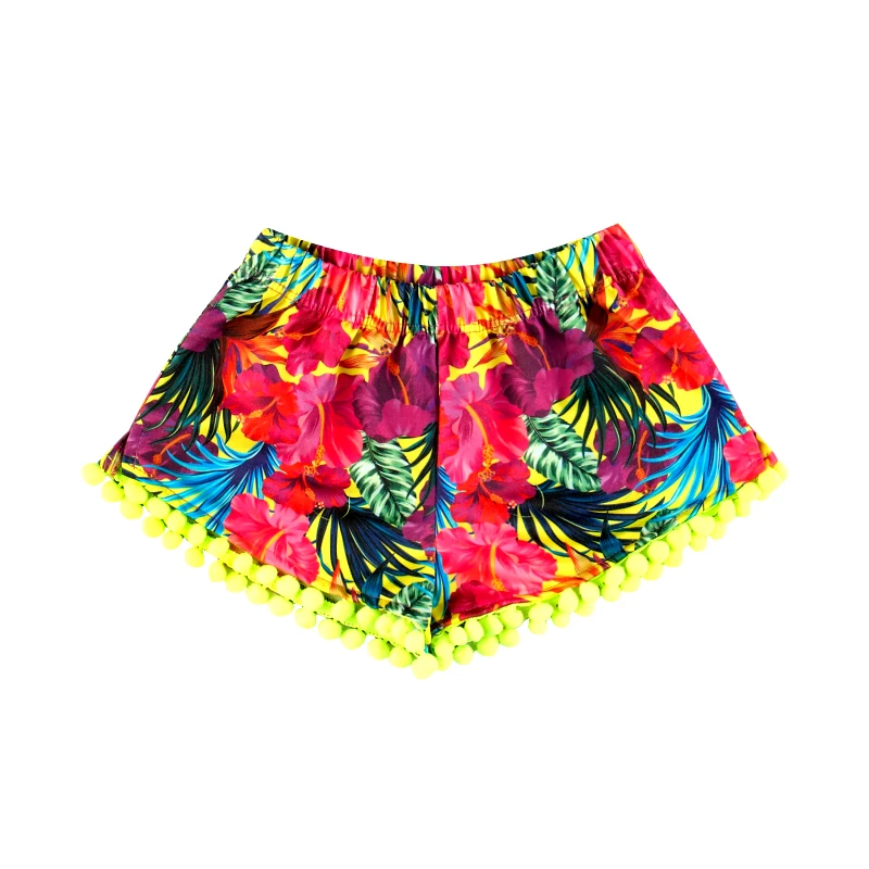 MARIE RAXEVSKY GIRL'S SHORTS TROPICAL