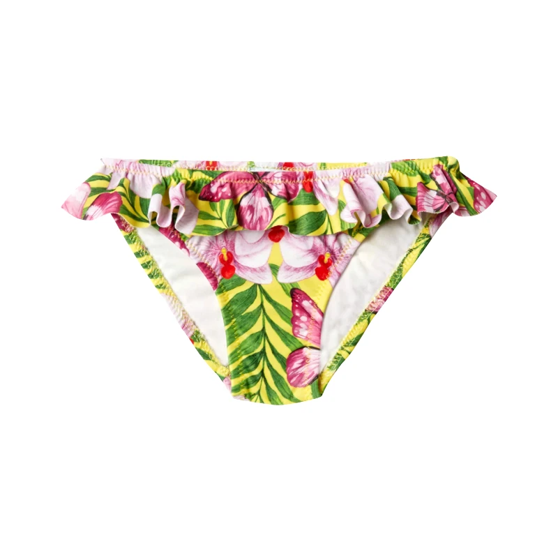 MARIE RAXEVSKY GIRL'S SWIM BOTTOM ORCHIDS