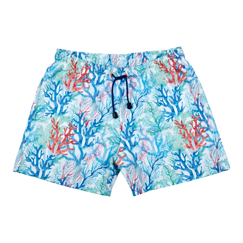 MARIE RAXEVSKY MEN'S SWIM SHORTS CORALS