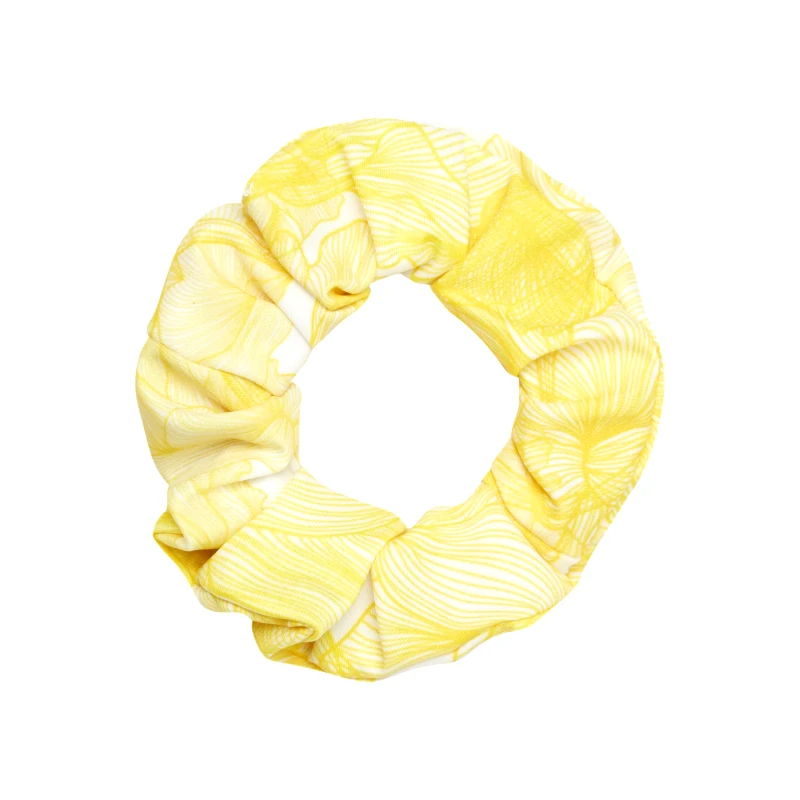 MARIE RAXEVSKY SCRUNCHIES FLOWERS YELLOW