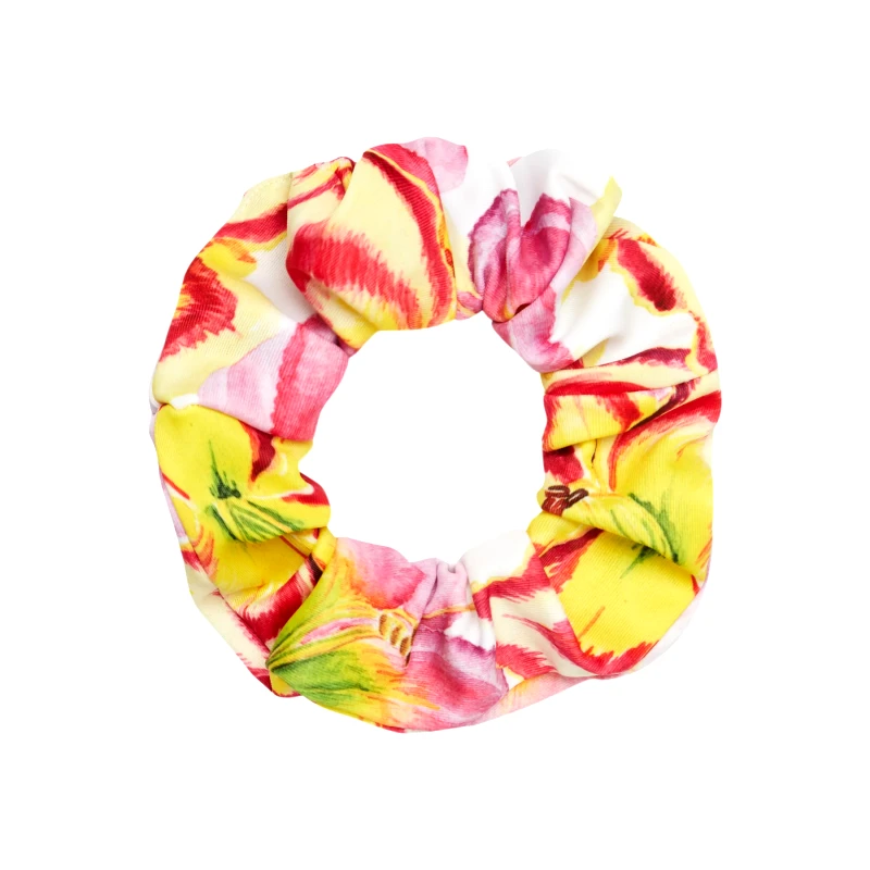 MARIE RAXEVSKY SCRUNCHIES YELLOW LILIES