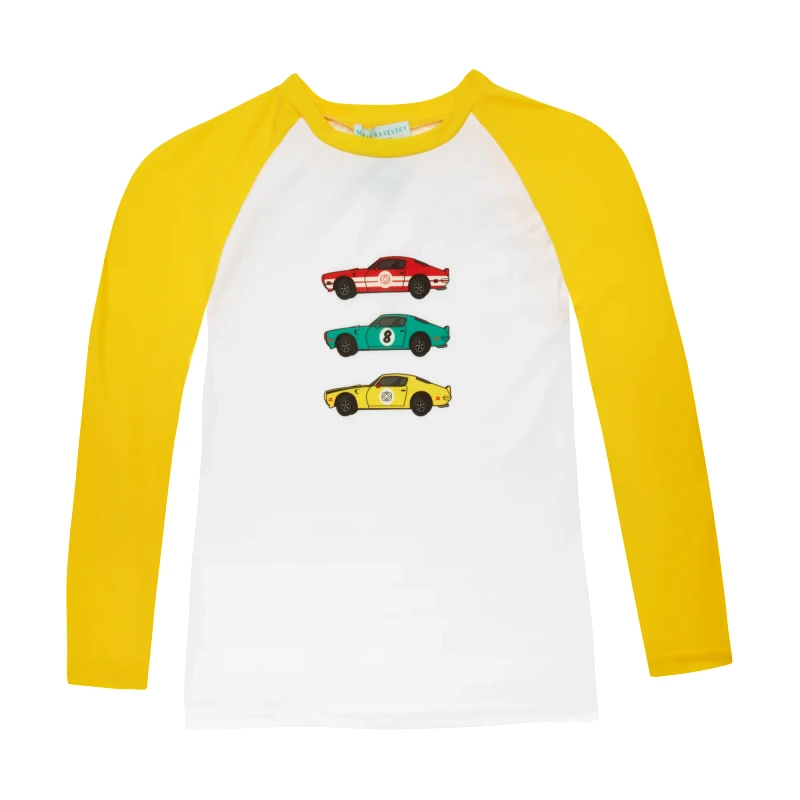 MARIE RAXEVSKY BOY'S RASHGUARD LONG SLEEVE RALLY