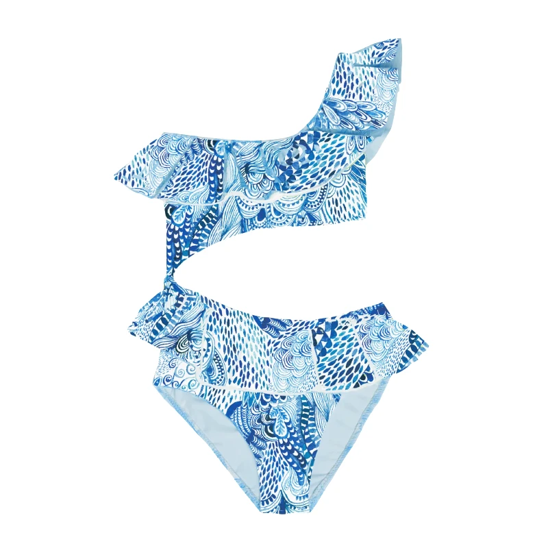 MARIE RAXEVSKY WOMEN'S ONE PIECE CUT OUT WAVES