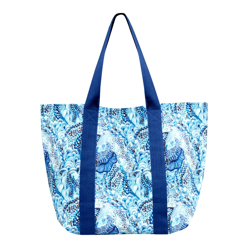 MARIE RAXEVSKY BEACH BAG WAVES