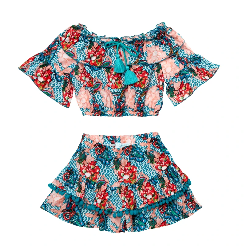 MARIE RAXEVSKY GIRL'S SET TOP SKORT FRIDA