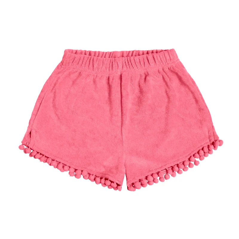MARIE RAXEVSKY GIRL'S SHORTS FUSCHIA