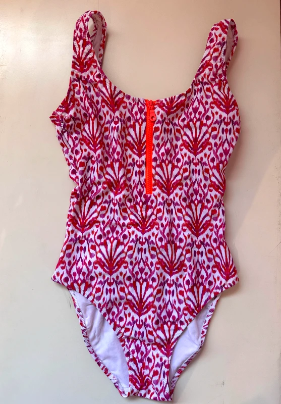 MARIE RAXEVSKY WOMEN'S ONE PIECE ZIPPER IKAT
