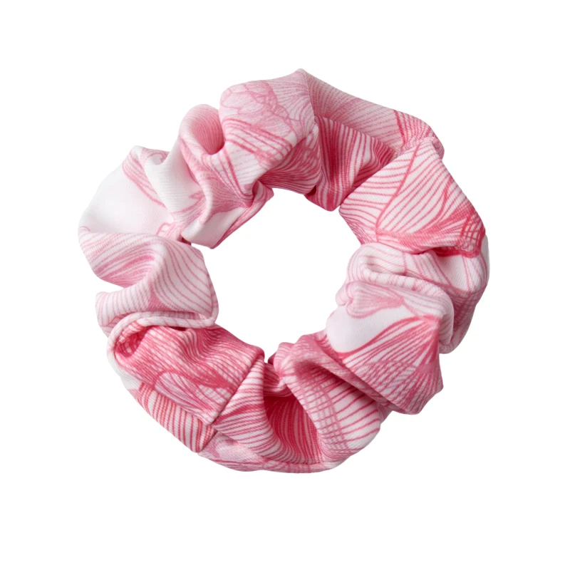 MARIE RAXEVSKY SCRUNCHIES FLOWERS PINK