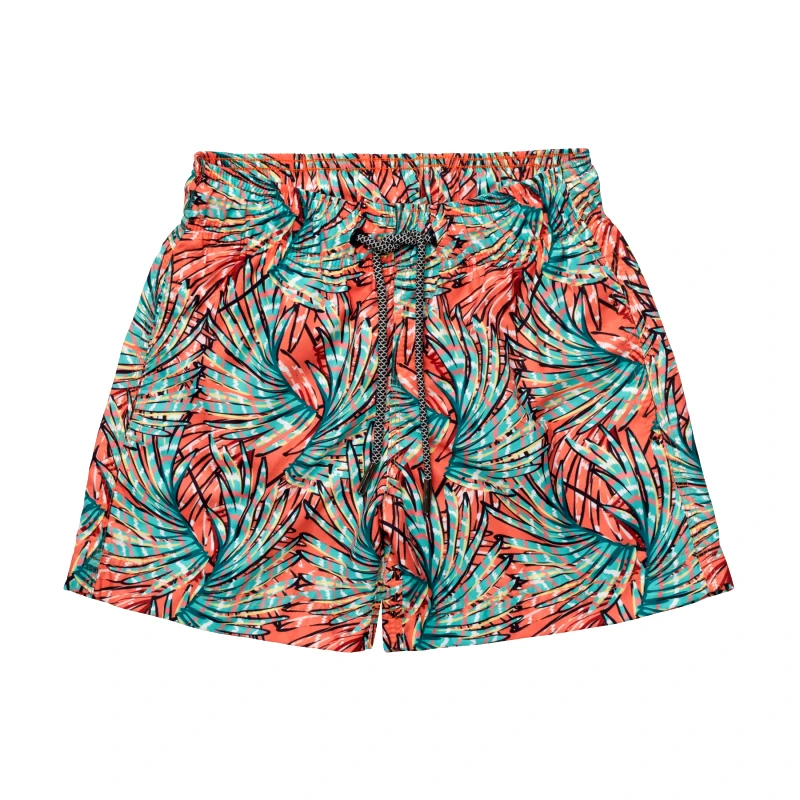 MARIE RAXEVSKY BOY'S SWIM SHORTS LEAVES