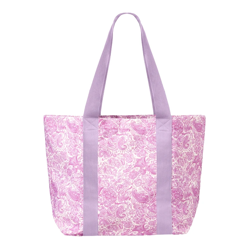 MARIE RAXEVSKY BEACH BAG PAISLEY LILAC