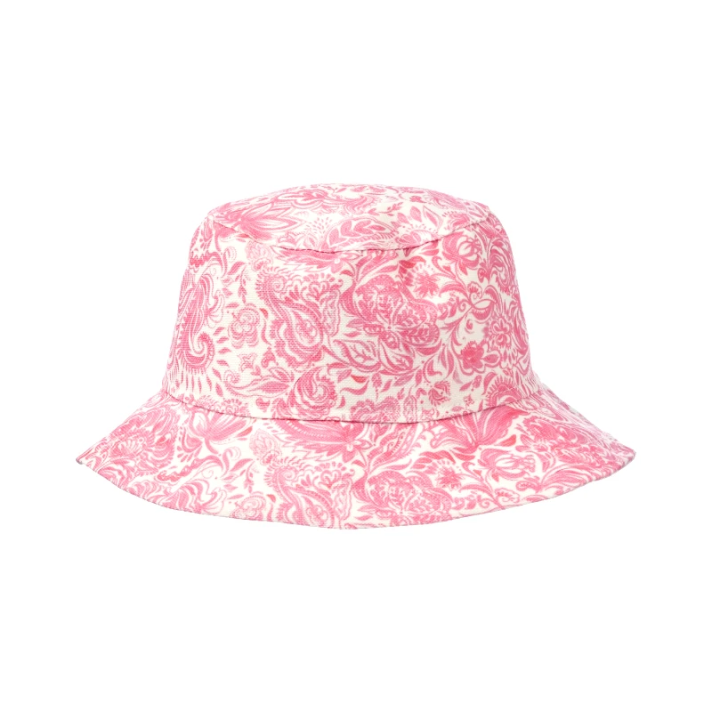MARIE RAXEVSKY BUCKET HAT PAISLEY PINK