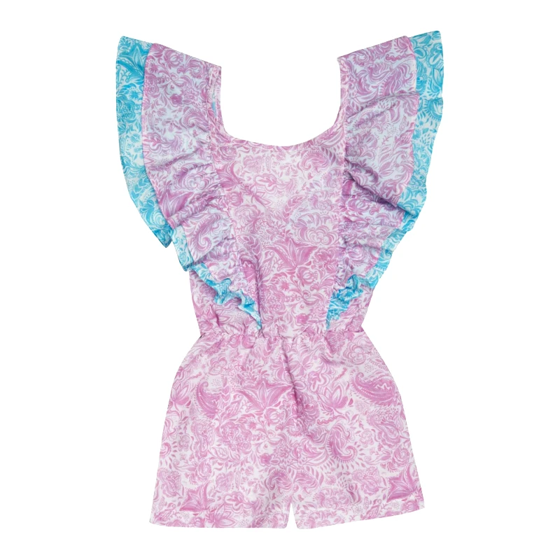 MARIE RAXEVSKY GIRL'S BODYSHORTS PAISLEY LILAC