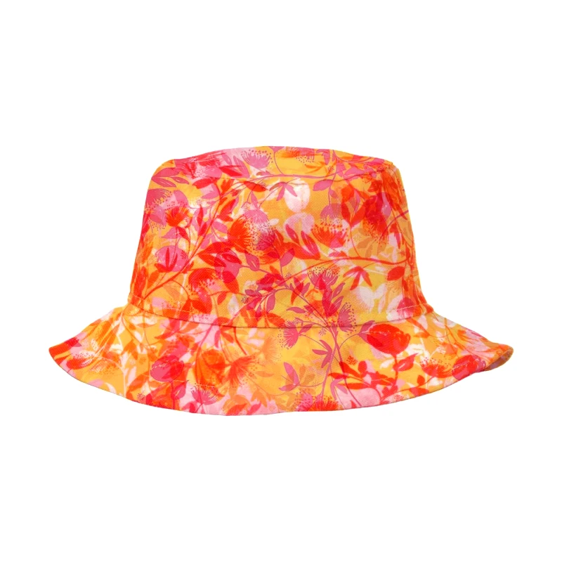 MARIE RAXEVSKY BUCKET HAT BOTANICAL ORANGE