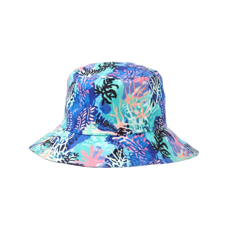 MARIE RAXEVSKY BUCKET HAT CORALS