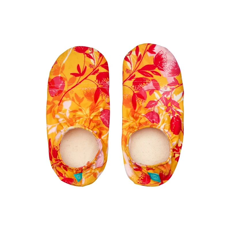 MARIE RAXEVSKY BEACH SHOES BOTANICAL ORANGE