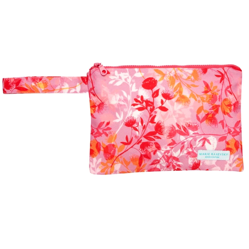 MARIE RAXEVSKY POUCH LARGE BOTANICAL LILAC