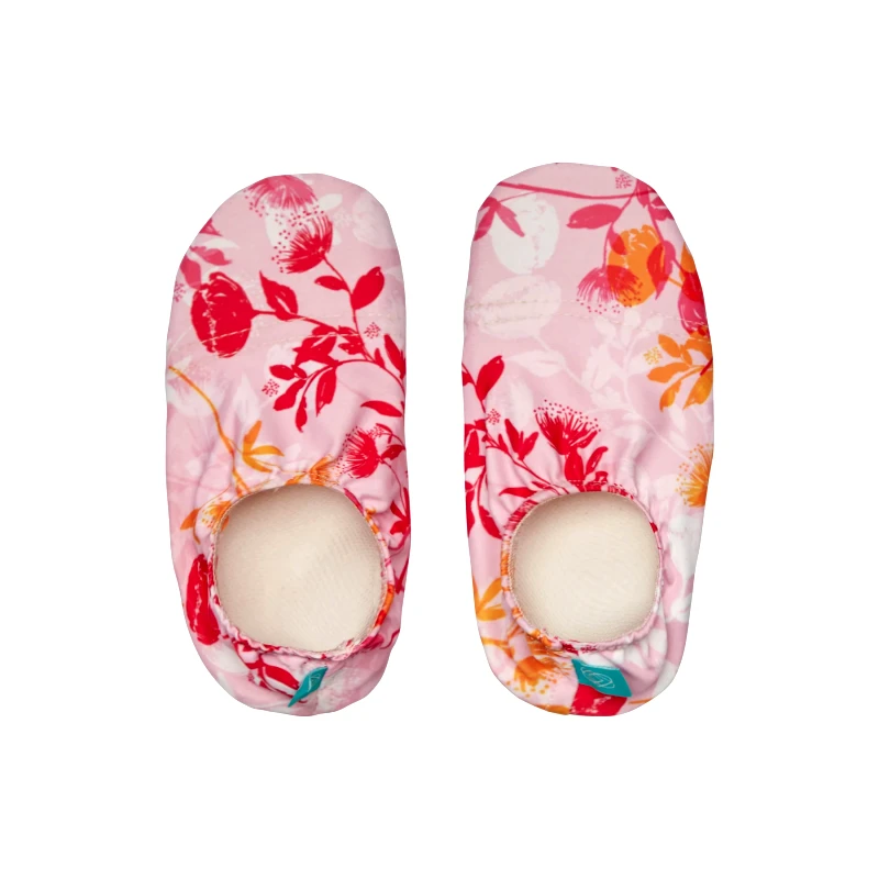 MARIE RAXEVSKY BEACH SHOES BOTANICAL PINK