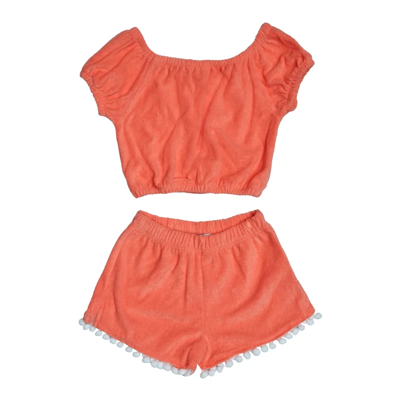 MARIE RAXEVSKY GIRL'S TERRY SET