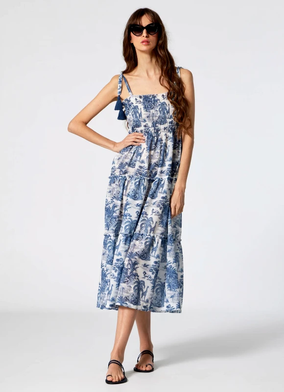 MARIE RAXEVSKY WOMEN'S DRESS JUNGLE