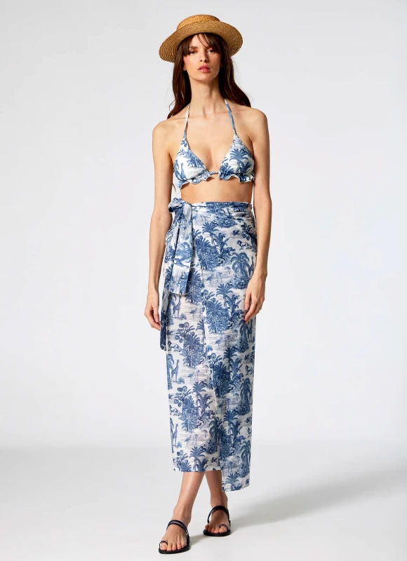 MARIE RAXEVSKY WOMEN'S PAREO JUNGLE