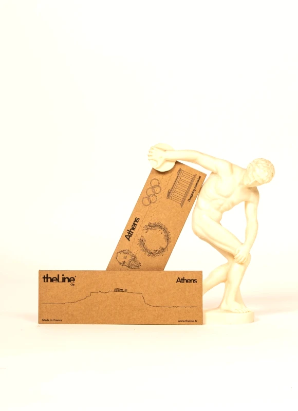 theLine Μεταλλικό Διακοσμητικό Τοίχου theline Mini Athens 19 cm - Μαύρο