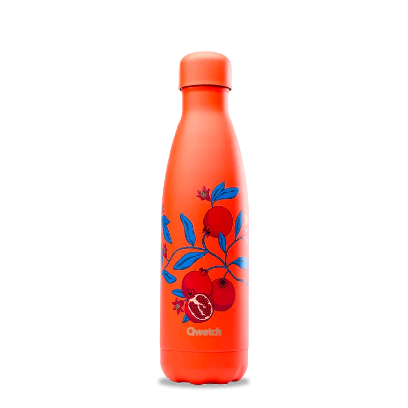 QWETCH Insulated stainless steel bottle - Délice - Pomegranate - 0,5L Qwetch