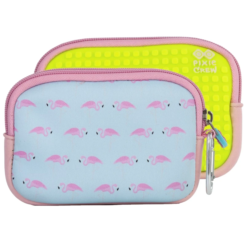 Pixie Crew PXA-08-14 pouch flamingo/neon yellow