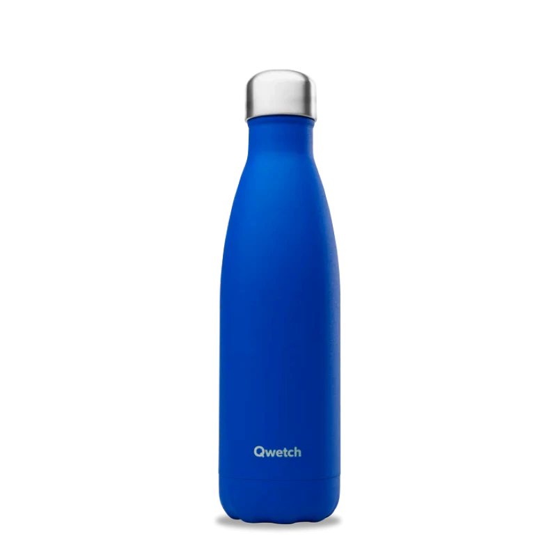 QWETCH Insulated stainless steel bottle - Matt - Majorelle blue - 0,5L Qwetch