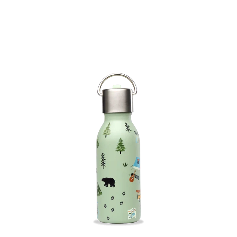 QWETCH Θερμός INOX 0,35L Qwetch Kids Γιοσέμιτι - Πράσινο Λάιμ