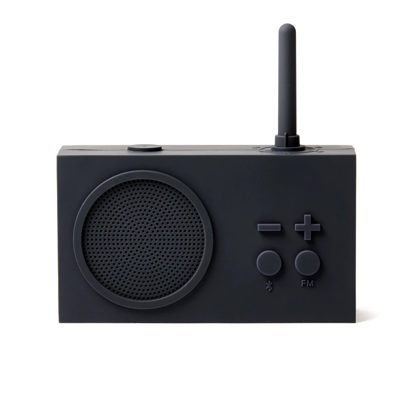 LEXON Ραδιόφωνο FM & 3W Ηχείο Bluetooth® TYKHO 3 - Ανθρακί