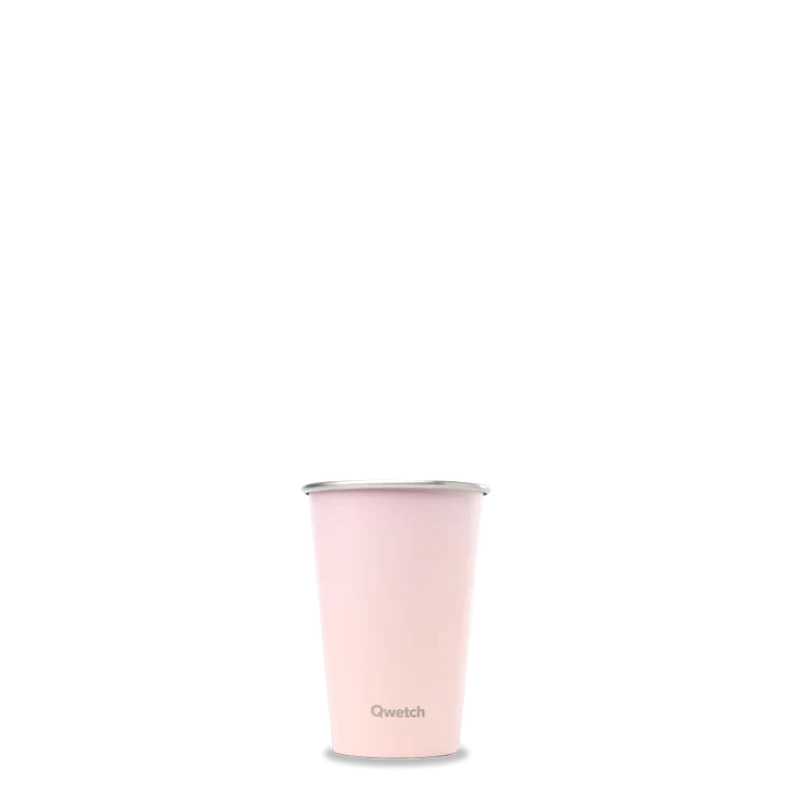 QWETCH Ποτήρι INOX 0,47L Qwetch ONE Pastel - Ροζ