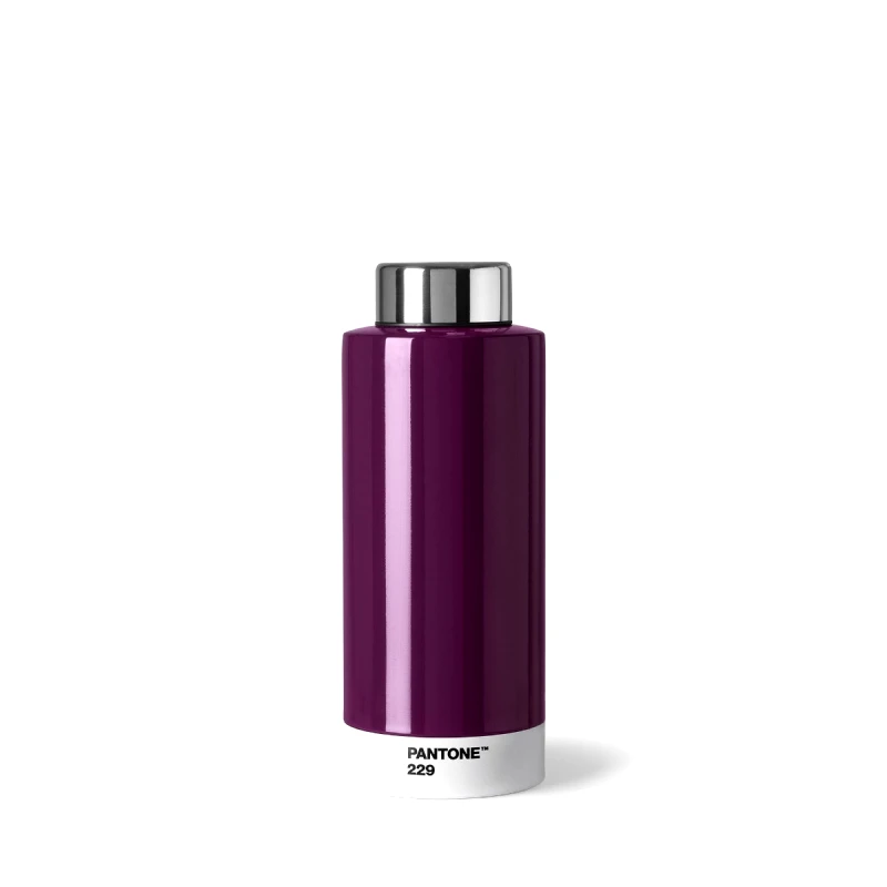 PANTONE Pantone Thermo Drinking Bottle - Aubergine