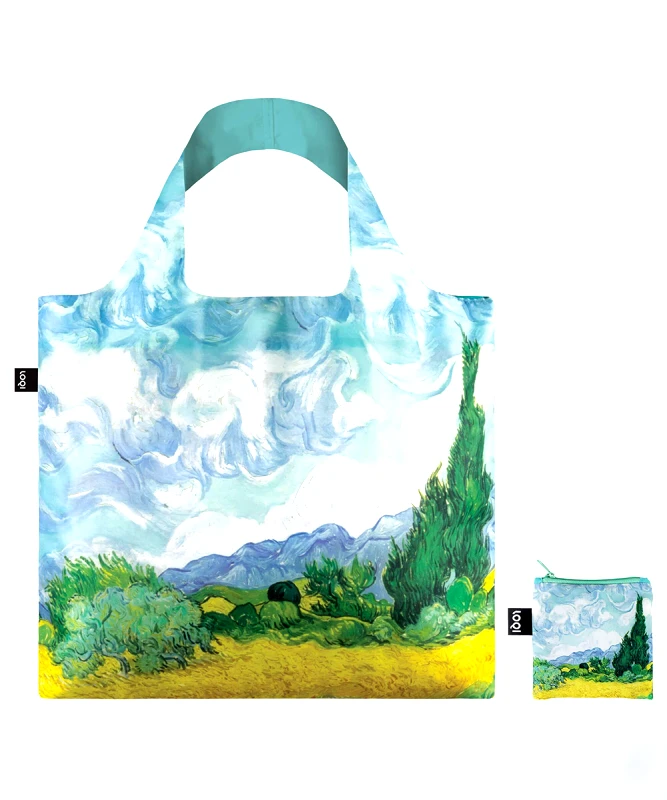 LOQI LOQI Τσάντα Recycled | Van Gogh - Σταροχώραφο με Κυπαρίσσια