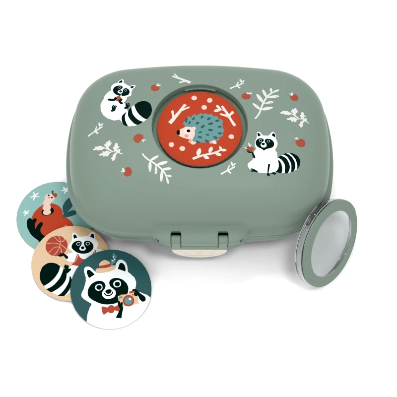 monbento 600ml Δοχείο Φαγητού Σνακ MB Gram - Raccoon