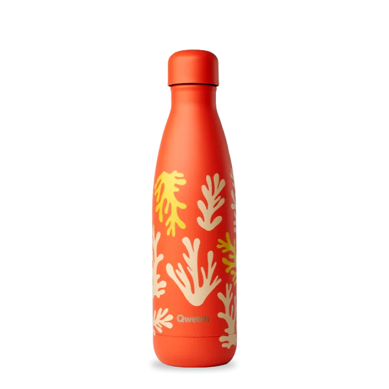 QWETCH Insulated stainless steel bottle - Summer Pop - Coral - 500ml