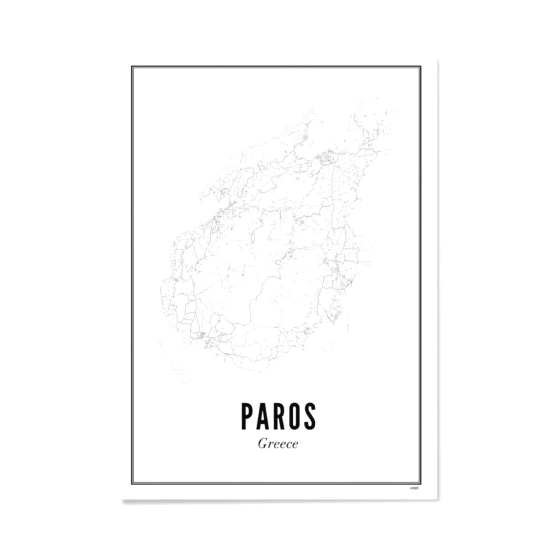 WIJCK. Αφίσα Πάρος - A4 (21 x 30cm)