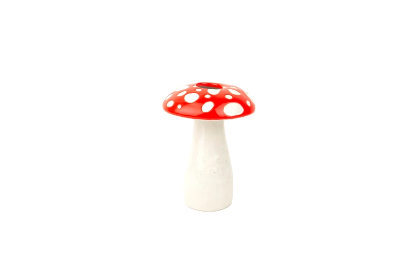 DOIY Βάζο Amanita - Μεγαλό Κόκκινο 19cm