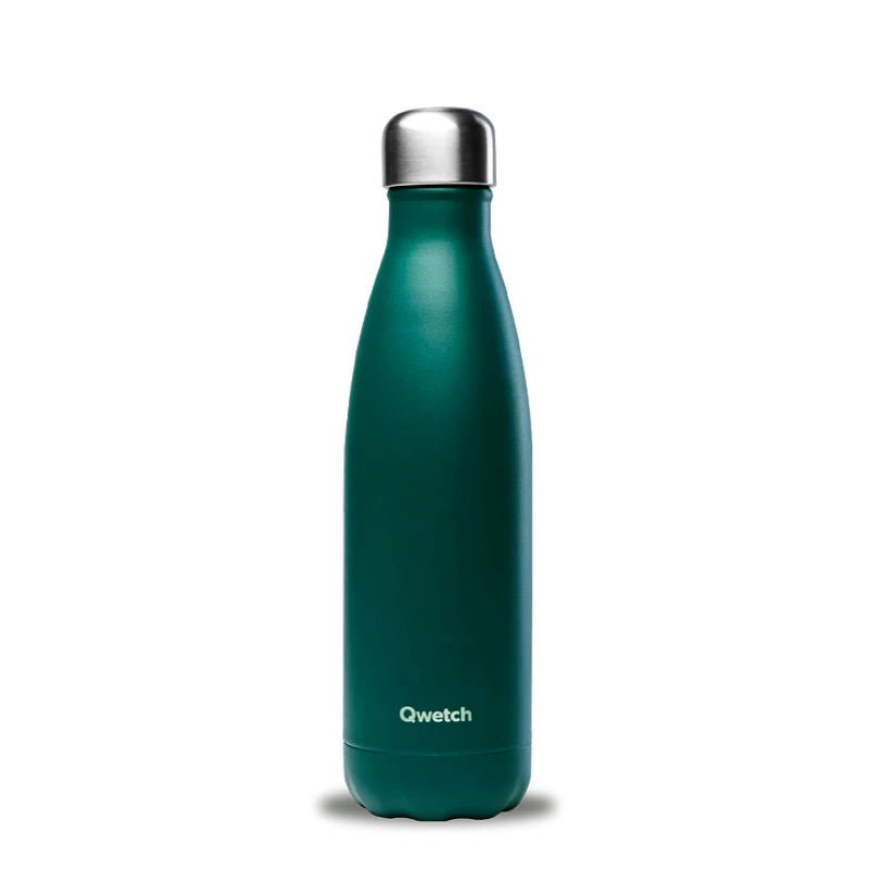 QWETCH Insulated stainless steel bottle - Matt - Emerald green - 0,5L Qwetch