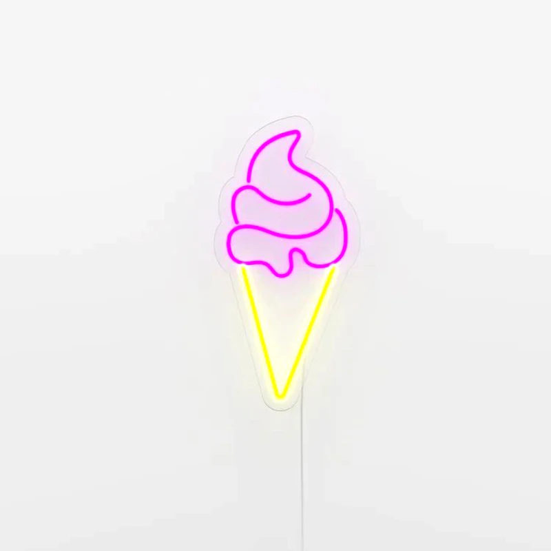 CANDY SHOCK Παγωτό Neon - Επιτοίχιο USB Φωτιστικό LED CANDY SHOCK, 40cm